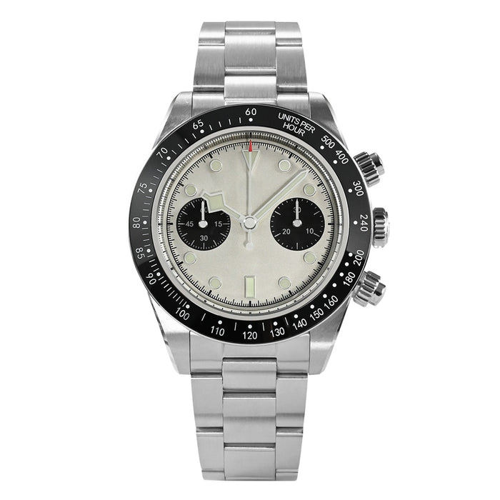 San Martin 40mm 10Bar Stainless Steel Sport Chronograph