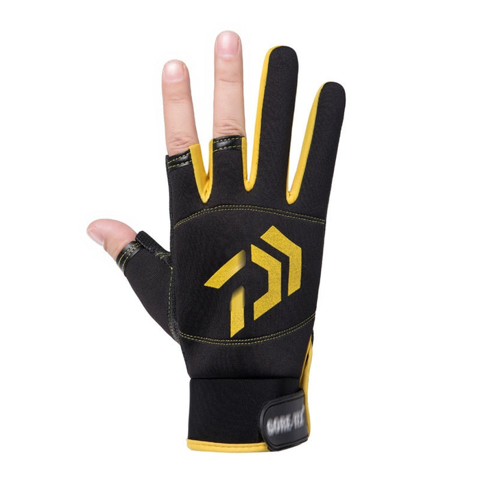 Half Cut Finger, Anti-slip Fishing Gloves