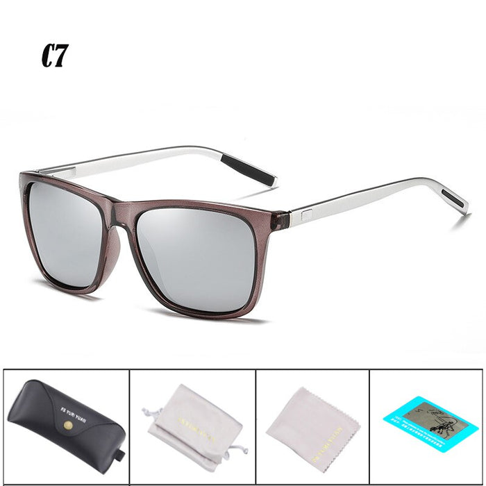 Aluminum-Magnesium Polarized Sports Sunglasses