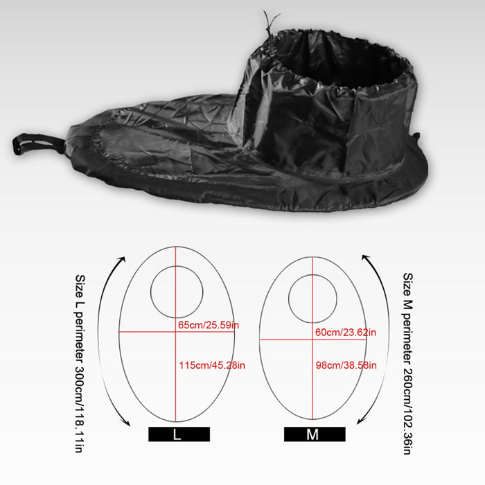 Cockpit-Style Kayaking Waterproof Splash-Proof Skirt Apron