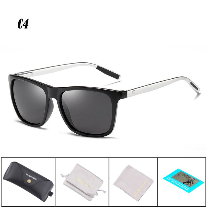 Aluminum-Magnesium Polarized Sports Sunglasses