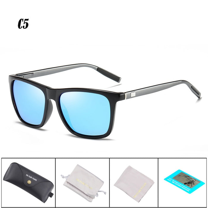 Aluminum-Magnesium Polarized Sports Sunglasses