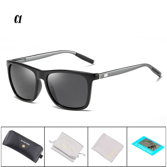 Aluminum-Magnesium Polarized Sports Sunglasses