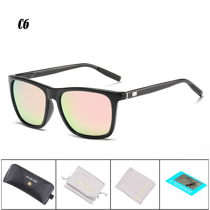 Aluminum-Magnesium Polarized Sports Sunglasses