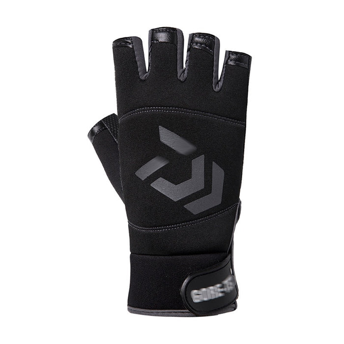 Half Cut Finger, Anti-slip Fishing Gloves