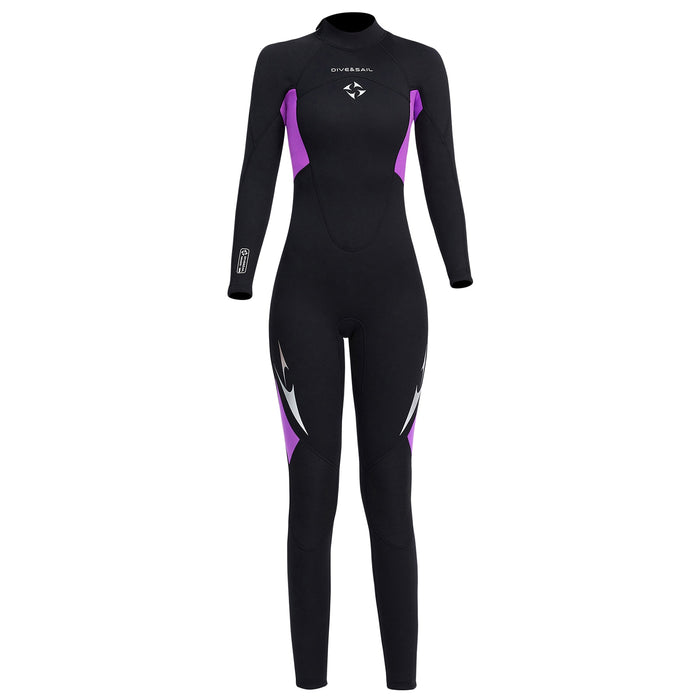 3mm Full Body Long Sleeved Neoprene Wetsuit for Women