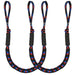 Red and blue color 2 Pack Bungee Mooring