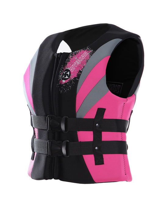 Women's Neoprene Life Jacket-pink-grey